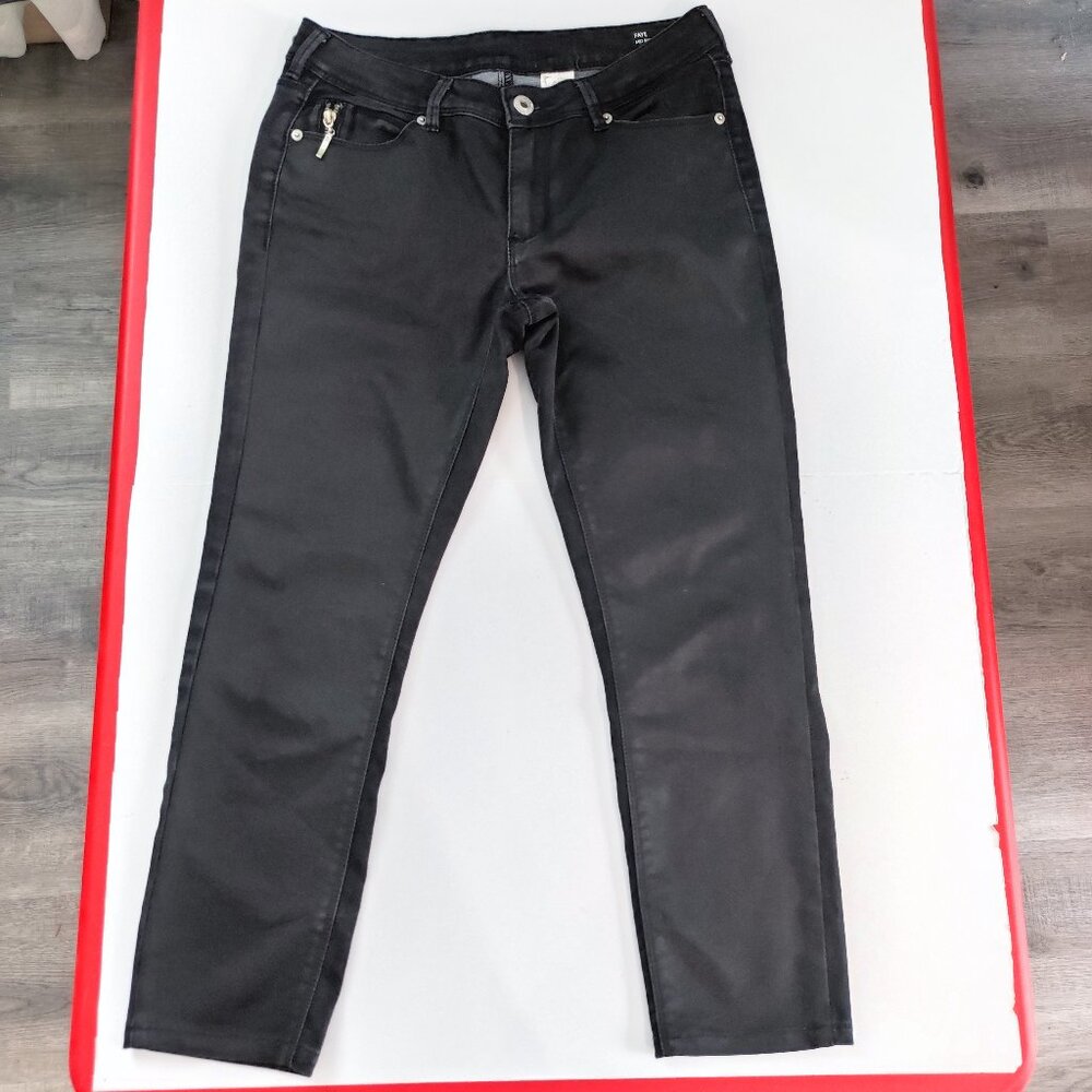 Buffalo David Bitton Faye jeans women's size 29 black mid-rise stretch skinny